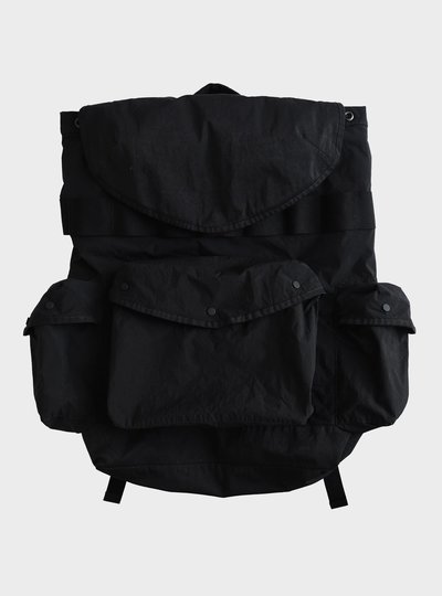 TEN C - NYLON TACTEL AND OJJ BACKPACK - Black - TEN C