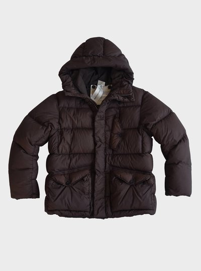 TEN C - WOLF CREEK DOWN PARKA - Black Coffee - TEN C