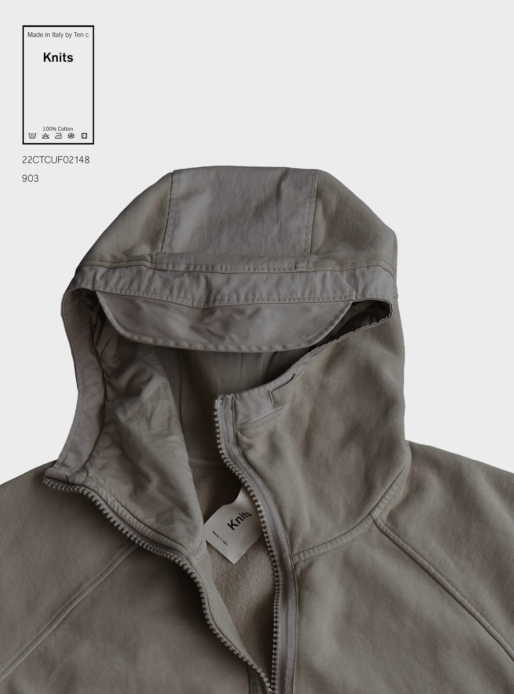 Ten c｜HOOD/ZIP-UP (FELPA CHIUSA CAPPUCCIO (24CTCUF08235 Ten C Felpa Chiusa Cappuccio Ten C