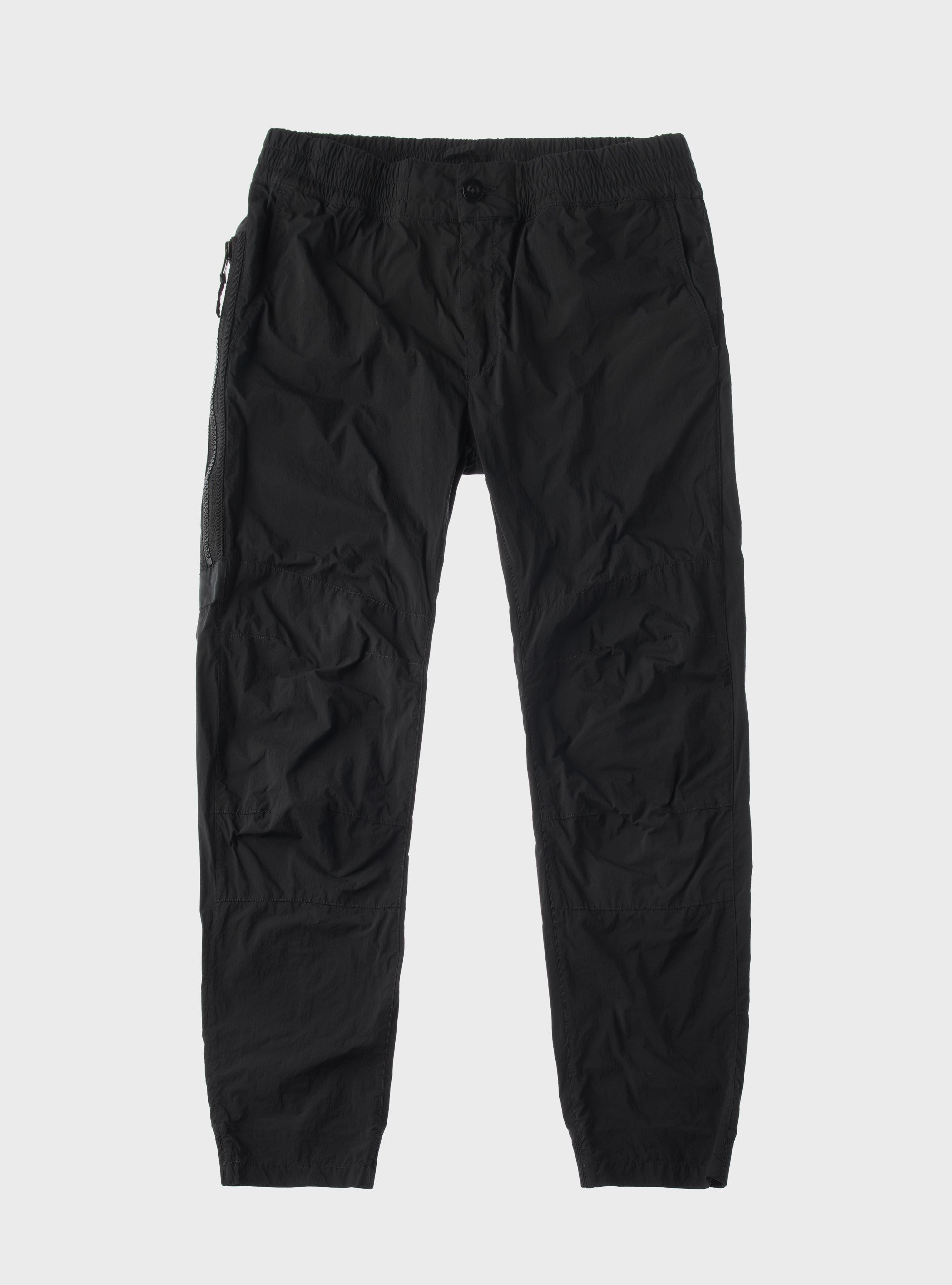 TEN C - SIDE ZIP TROUSERS - Black - TEN C