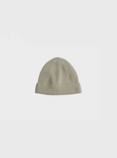 RIBBED MERINO BEANIE - Zoom