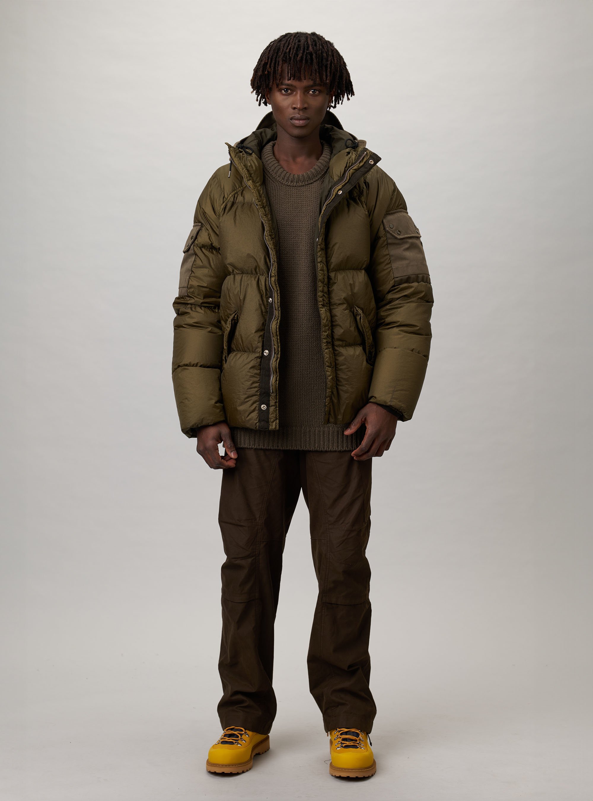 iced combo down jacket