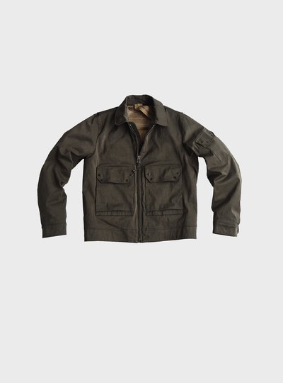 TEN C - AVIATOR JACKET - Green Lizard - TEN C
