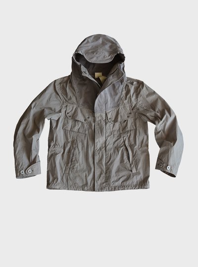 TEN C - HODDED MID LAYER - Granite Grey - TEN C