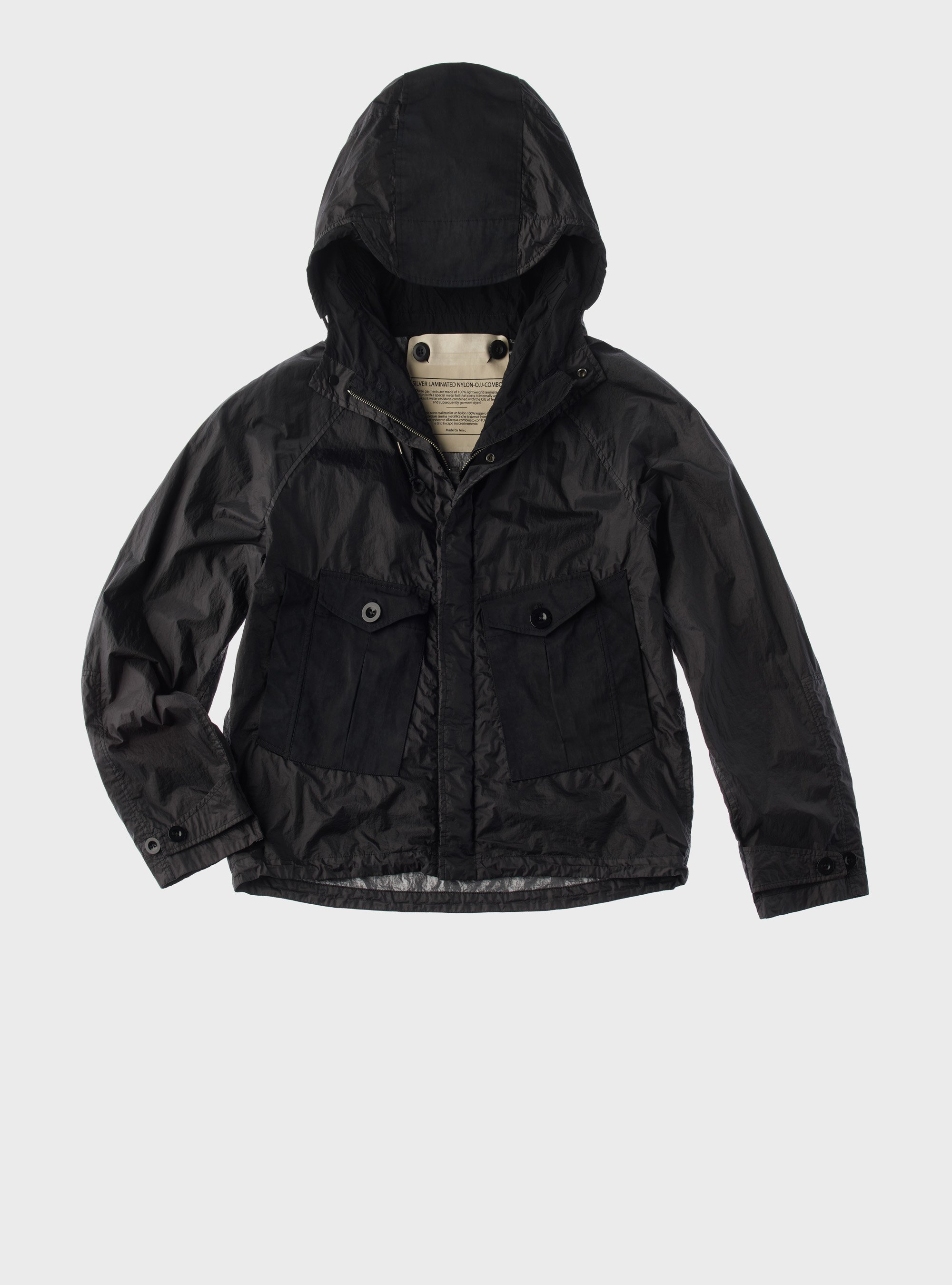 TEN C - TEMPEST COMBO ANORAK - Black - TEN C