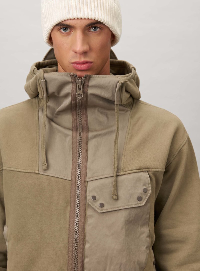 Snap Pocket Zip Hoodie | Ten c ®