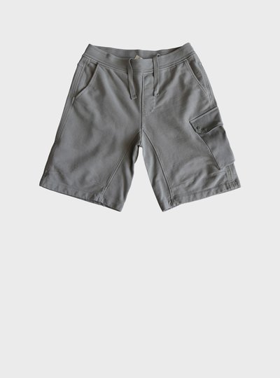 TEN C - GARMENT DYED SWEATSHORTS - Granite Grey - TEN C