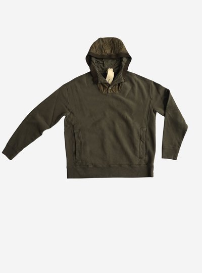 TEN C - HOODIE - Green Lizard - TEN C