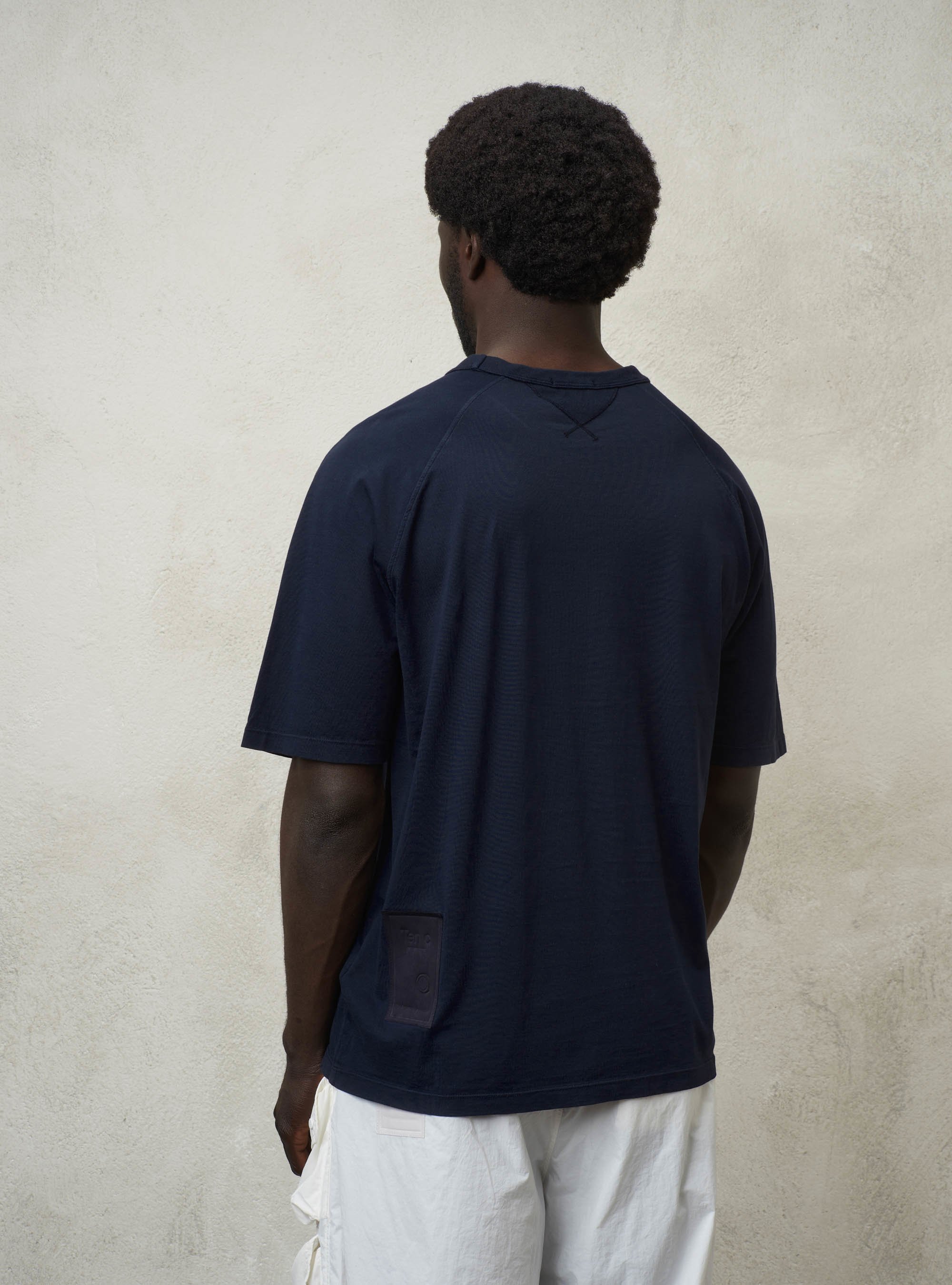 Tシャツ・カットソー Ten-C Garment dyed crewneck pocket man to man black 22CTCUF Garment Dyed Cotton Jersey Black Edit | Ten c ®