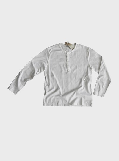 TEN C - HENLEY SHIRT - White - TEN C
