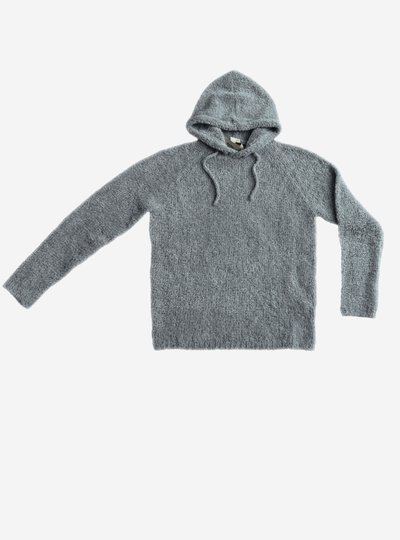 TEN C - BOUCLE WOOL KNIT - Misty Grey - TEN C