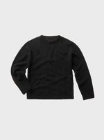 TEN C - MERINO CREWNECK SWEATER - Black - TEN C