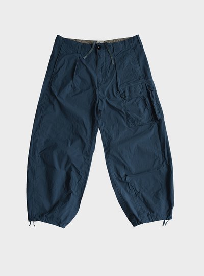 TEN C - CARGO PANTS WITH FLAP POCKETS - Blue Avio - TEN C