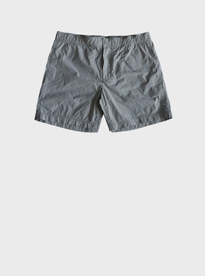 TEN C - NYLON TACTEL SHORTS - Titanium Grey - TEN C