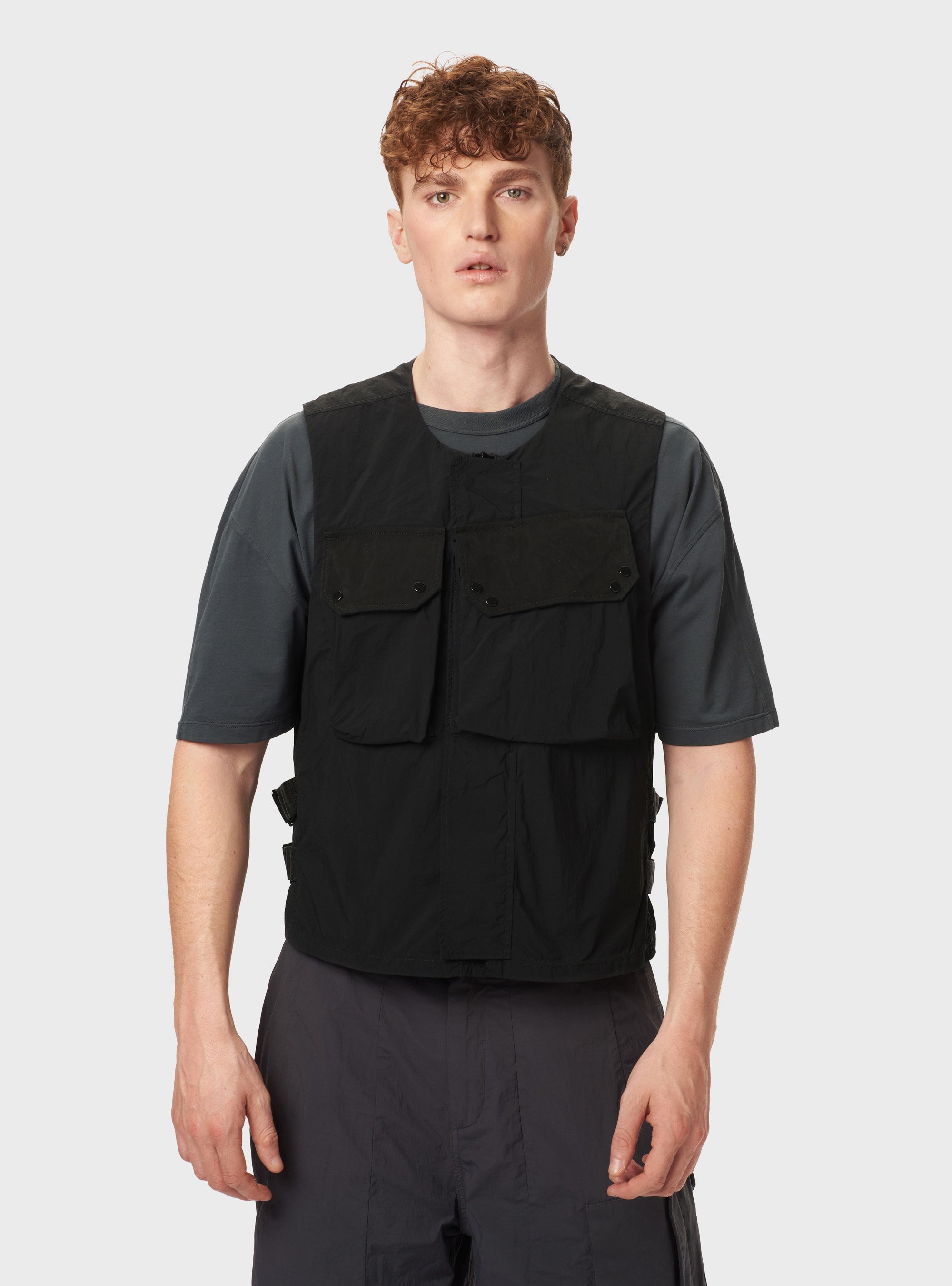 Ten C 'Mid Layer Vest' (Charcoal) – C'H'C'M