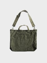 TEN C - DYED SUEDE BAG - Green Forest - TEN C