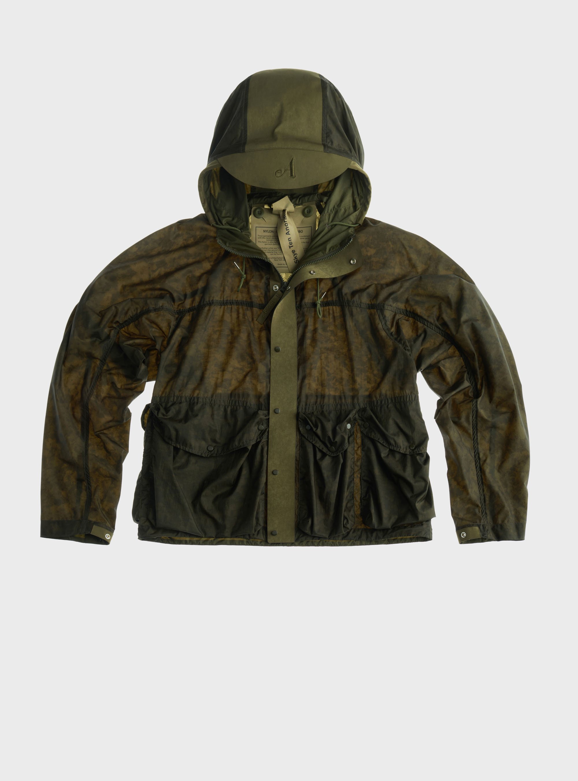 TEN C - SKYE TEN ANORAK - AWAKE Edit - Olive Green - TEN C