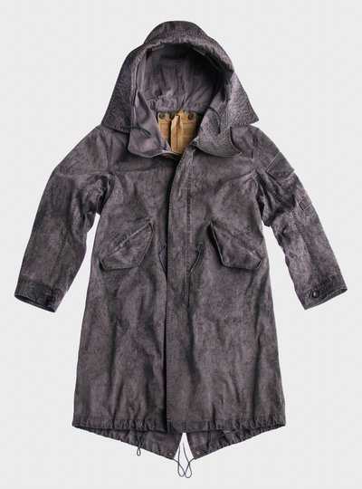 TEN C - OVERSIZED FISHTAIL PARKA II - Black Pitch - TEN C