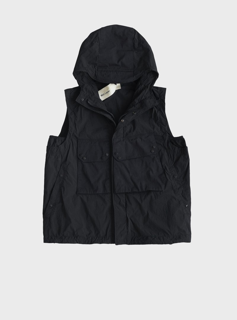MID LAYER HOODED VEST