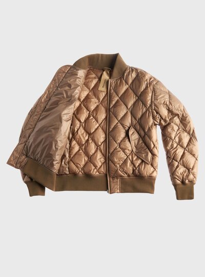 TEN C - PIECE DYED RIP-STOP MID LAYER - Cumin Brown - TEN C