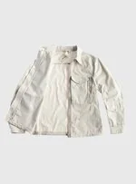 TEN C - COTTON GABARDINE SHIRT JACKET - Pale Taupe - TEN C