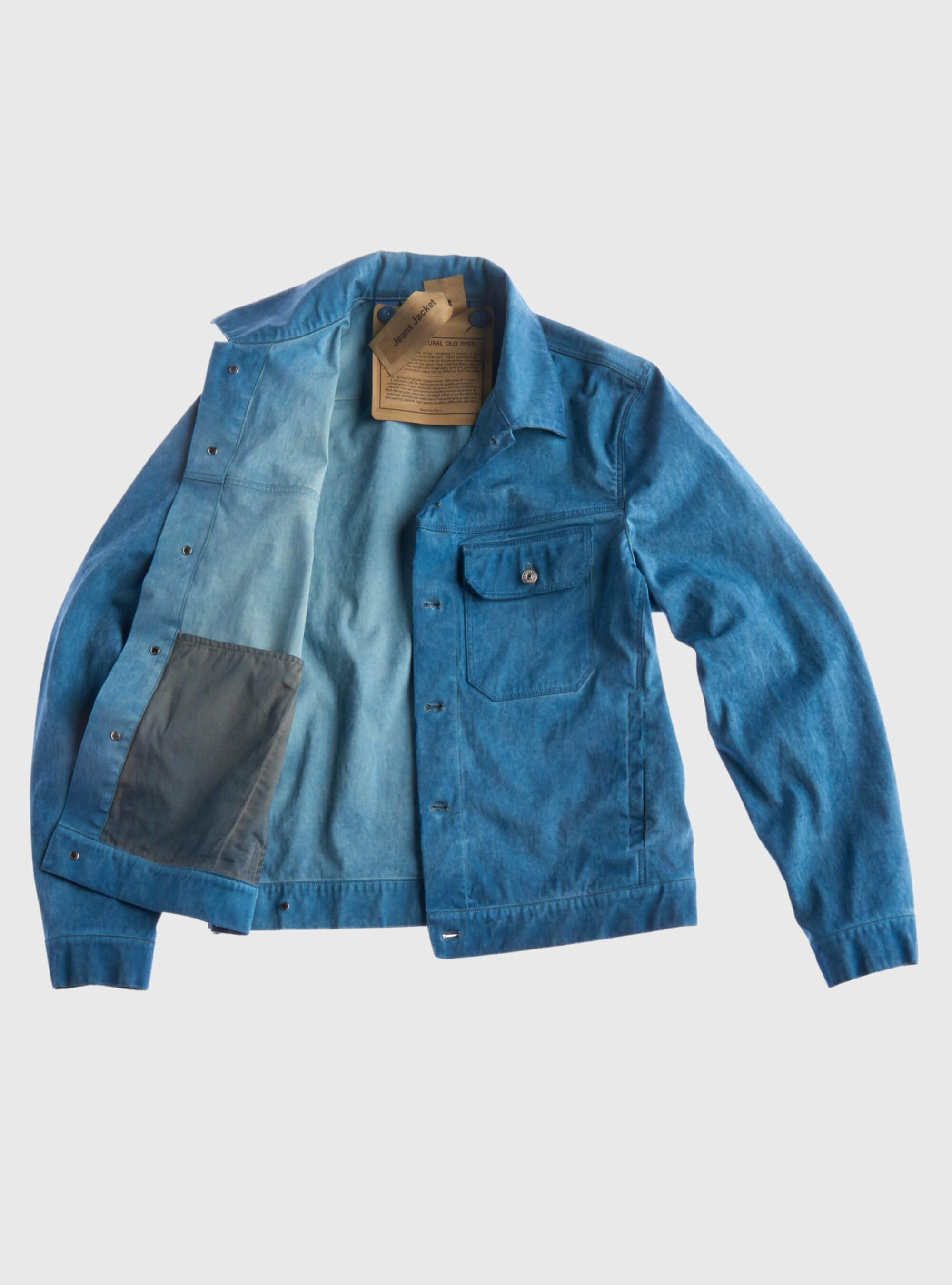 TEN C - JEANS JACKET - Blue Coral - TEN C