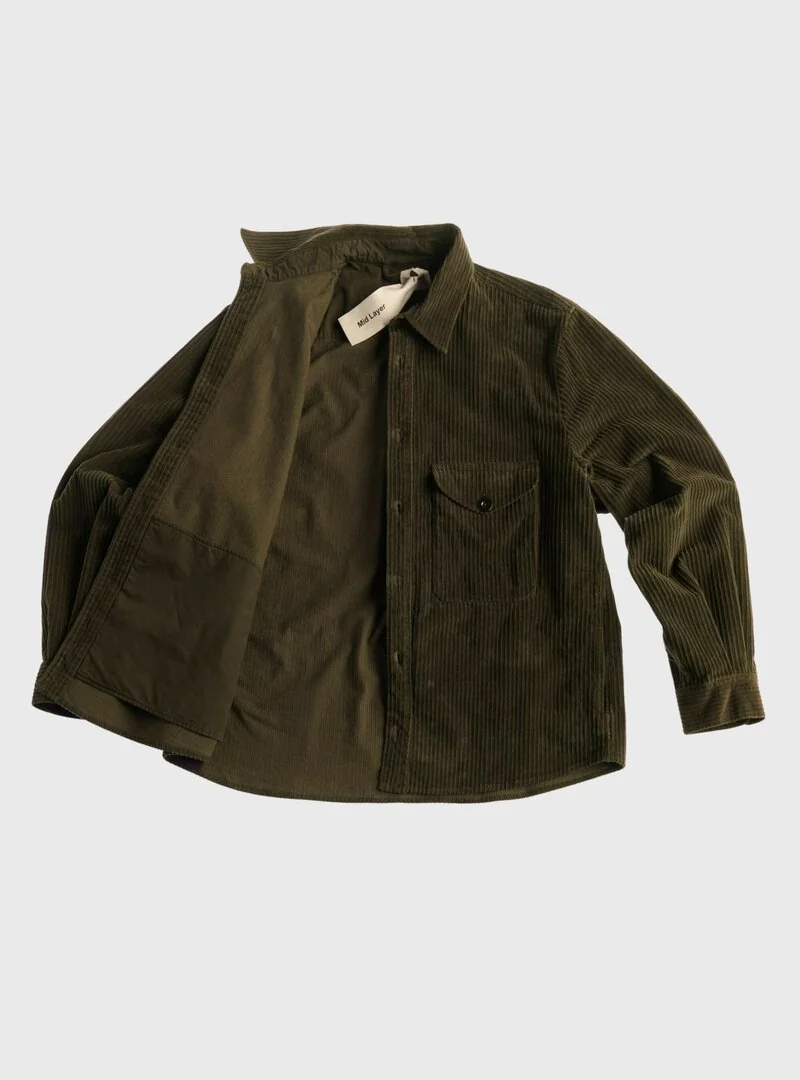 JUMBO CORD OVERSHIRT