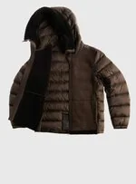 TEN C - SHEARLING HOODED LINER - NEW EDIT - Green Lizard - TEN C