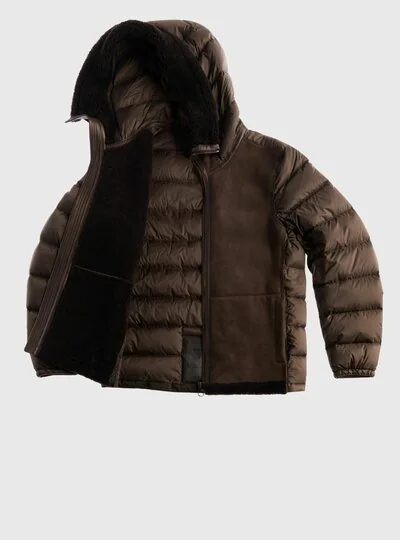 SHEARLING HOODED LINER - NEW EDIT - Zoom