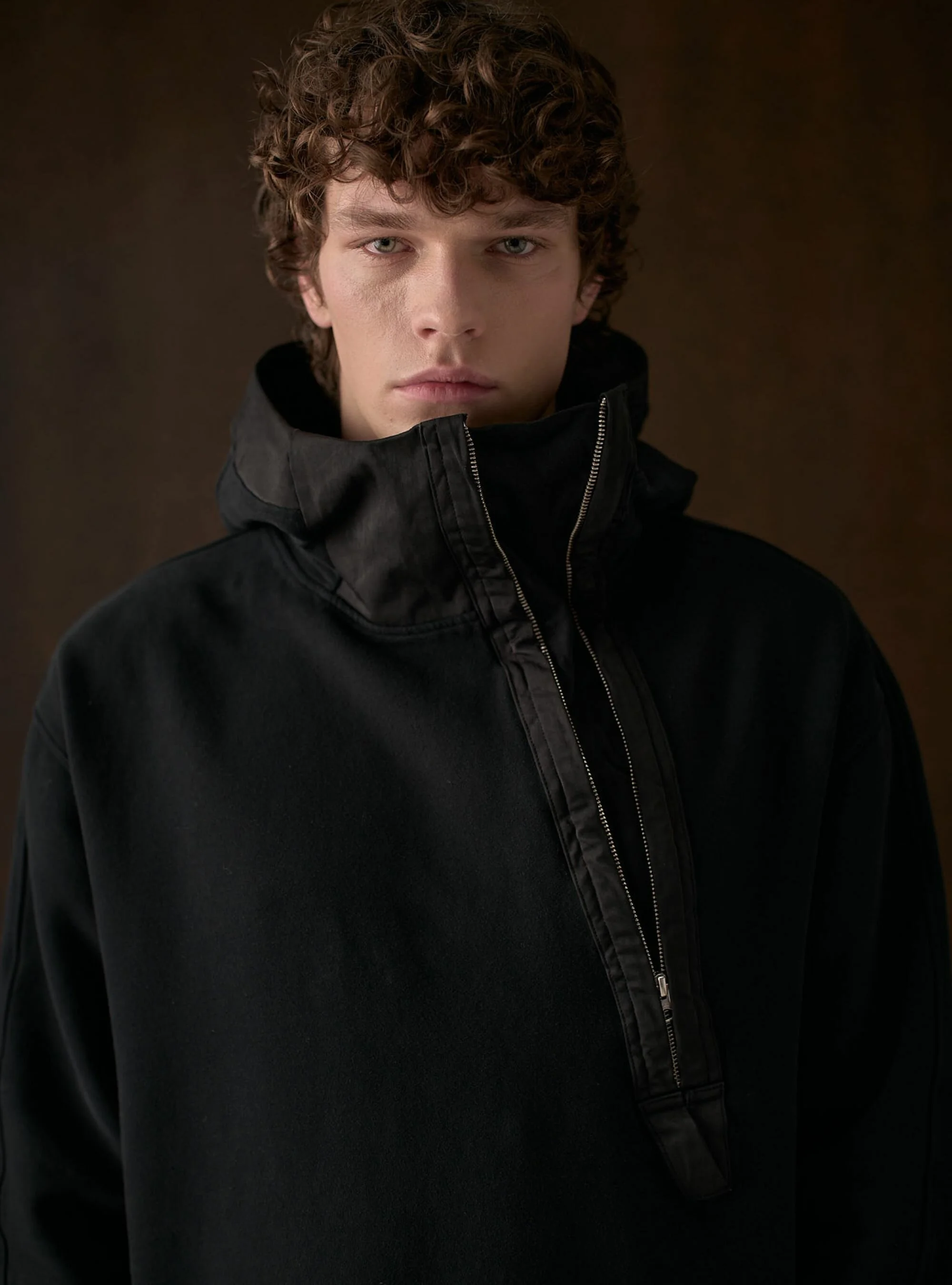 Ten c｜SWEATSHIRTS (FELPA GIROCOLLO (23CTCUF03168 A06455 Ten C Crew Sweatshirt Felpa Girocollo Black | Yards Store