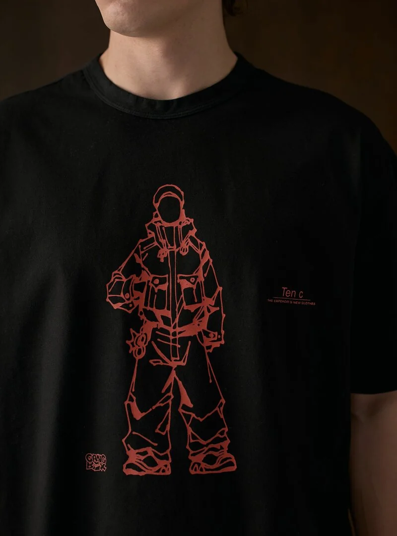 Garment Dyed Cotton Jersey T-Shirt - Gang Box Colab | Ten c ®