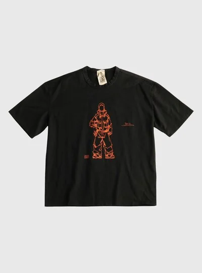 GARMENT DYED COTTON JERSEY T-SHIRT - GANG BOX COLAB - Zoom