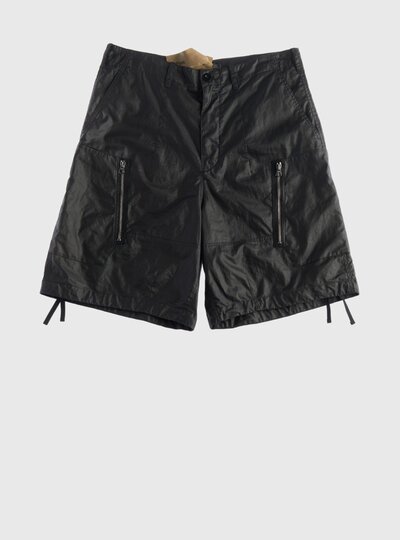 TEN C - RUBBER SHORTS - Black - TEN C