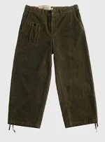 TEN C - JUMBO CORD TROUSERS - Green Lizard - TEN C