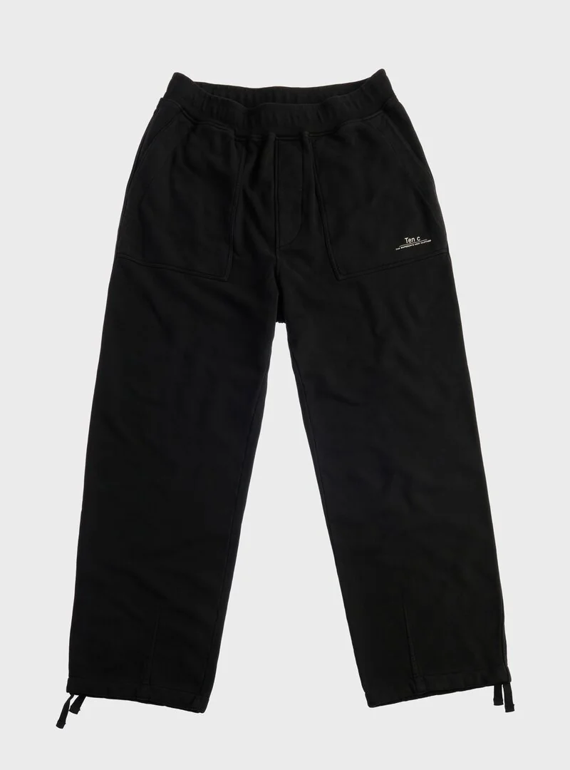 GARMENT DYED COTTON-JERSEY SWEATPANTS