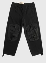 TEN C - TAPARED FLEECE SWEATPANTS - Black - TEN C