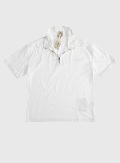TEN C - GARMENT DYED 70/2 POLO - Snow White - TEN C