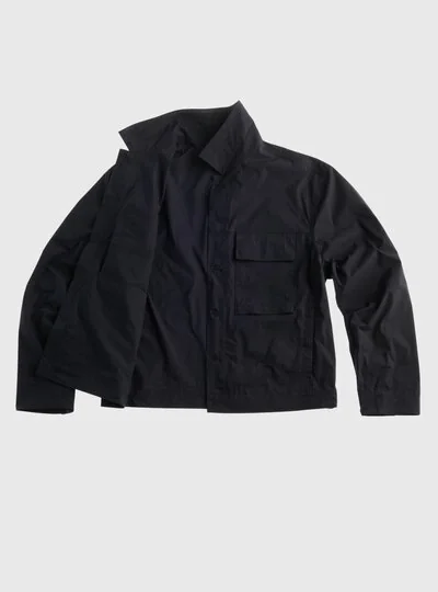 TEN C - PIECE DYED COTTON JACKET - Blue - TEN C