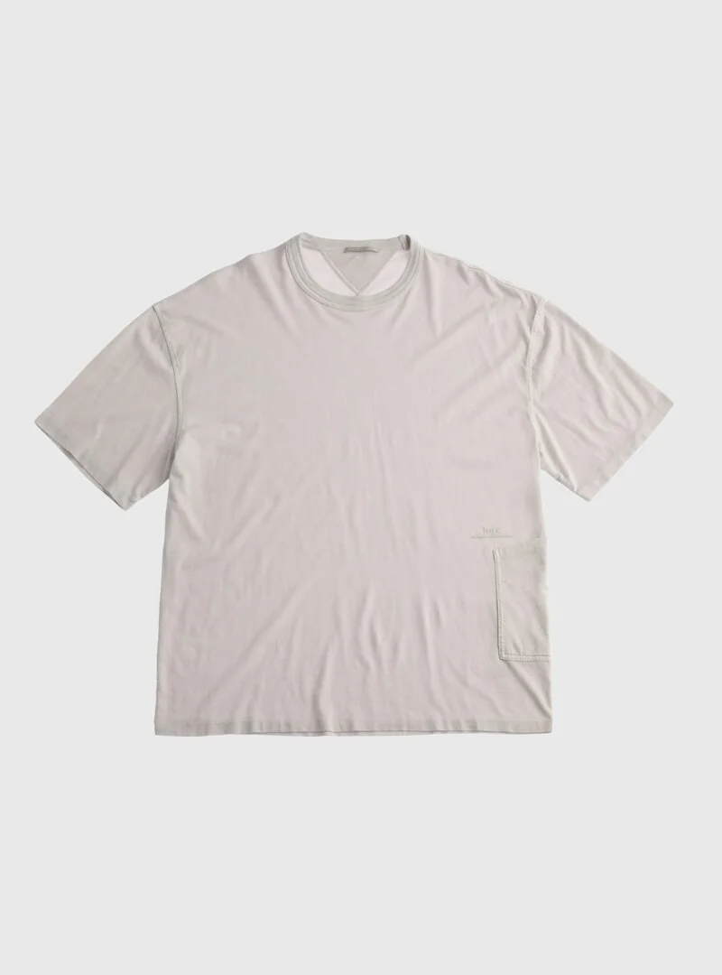 LIGHT MARMO DYED COTTON T-SHIRT
