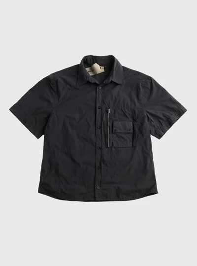 TEN C - GARMENT DYED SHIRT - Carbon Grey - TEN C