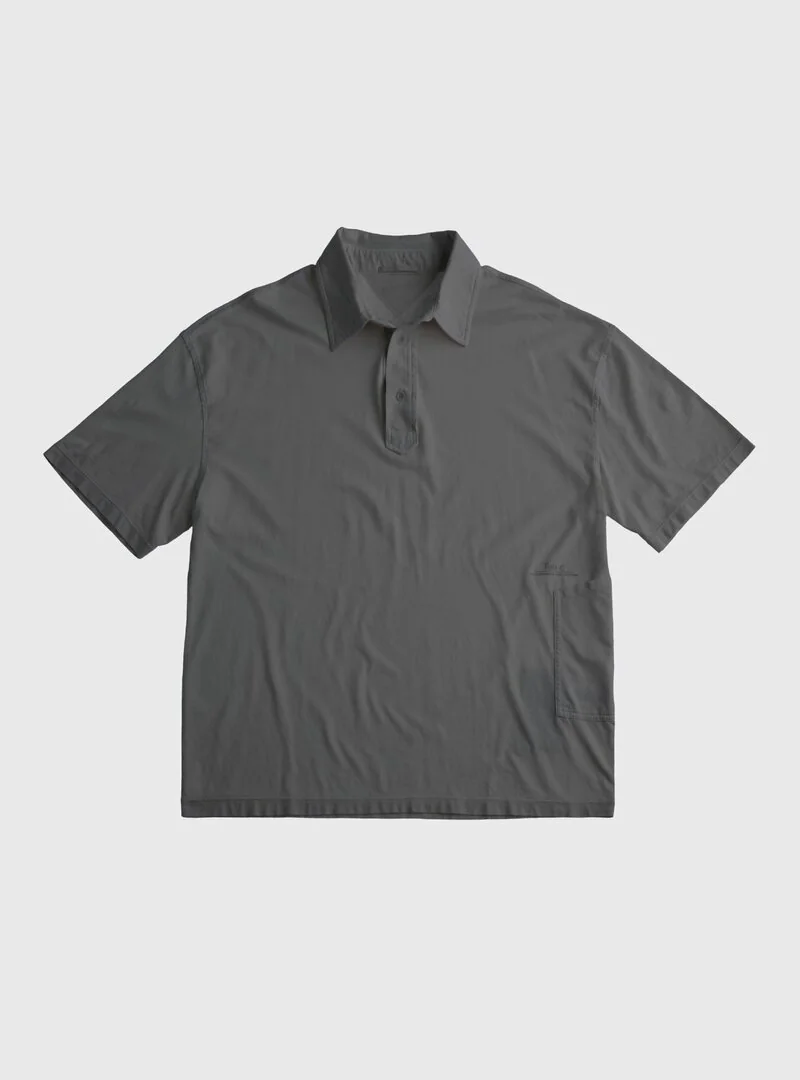 LIGHT MARMO DYED COTTON POLO