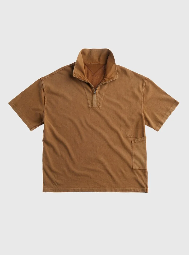 LIGHT MARMO DYED COTTON POLO
