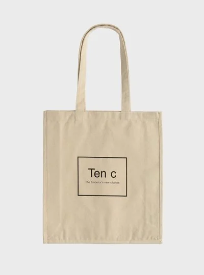 TEN C - COTTON TOTE BAG - Beige 301 - TEN C