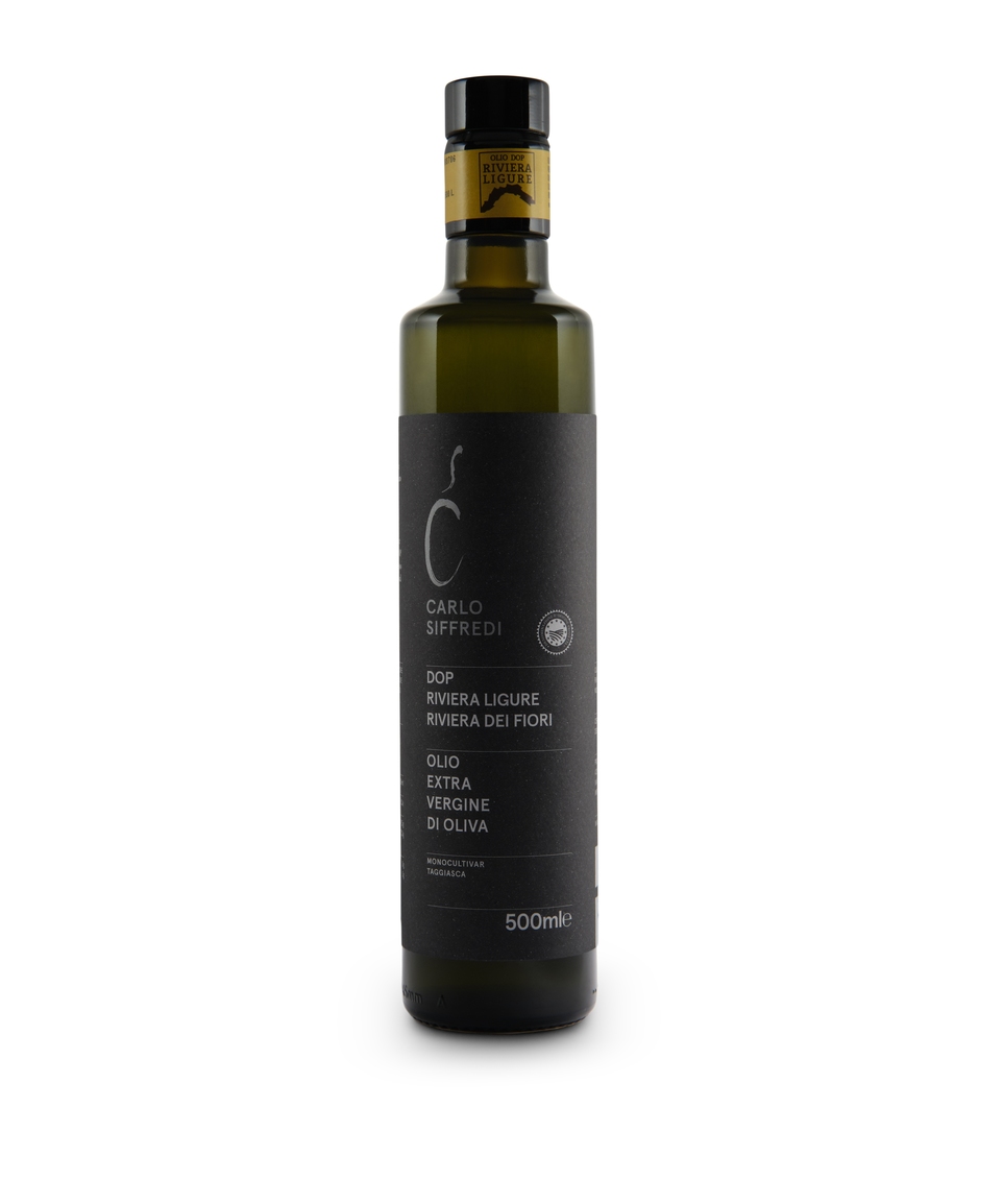 Olio extra vergine di oliva Riviera Ligure DOP - Riviera dei fiori / 6 bottiglie da 500ml