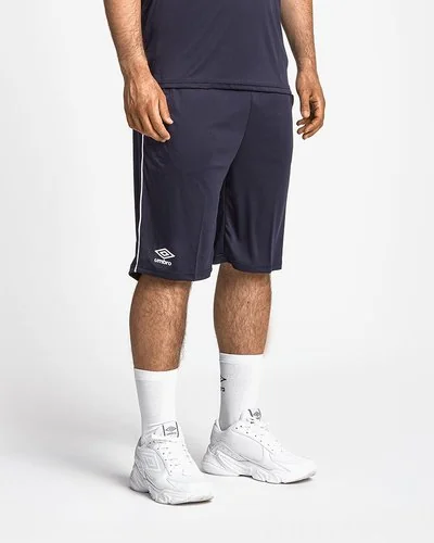 Soccer-inspired shorts - Navy