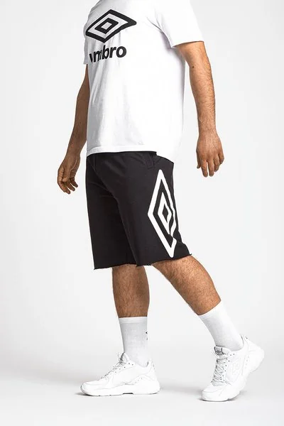 Pantaloncini stile basket in cotone - Nero