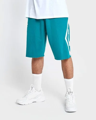 Pantaloncini stile basket in cotone - Verde Acqua