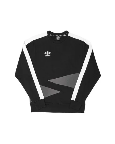 Crew neck with contrasting inserts