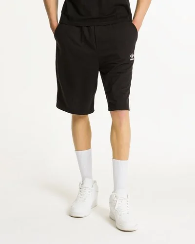 Cotton shorts with logo - Black