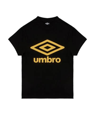 T-shirt big logo in gold